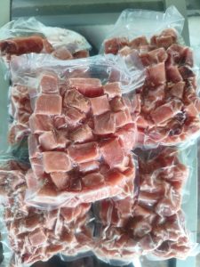 Cubitos de atún nacional 5 pzas de 200gramos