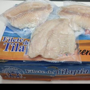 Caja de Filete de Tilapia Grande Sin Agua 4.54KG