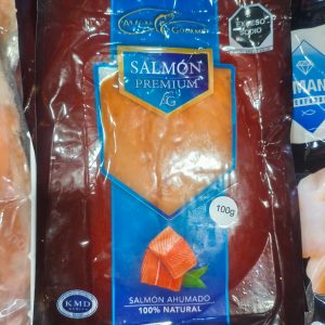 5 Pz de salmón ahumado 100g